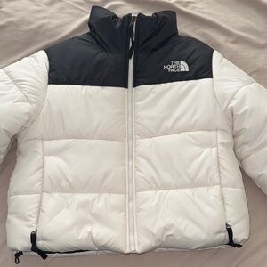 The North Face Black and White Insulated Jacket